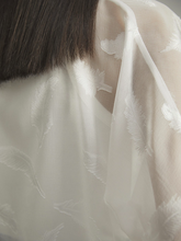 Load image into Gallery viewer, EMKM Seethrough Feather Jacquard Shirts