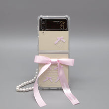 Load image into Gallery viewer, SECOND UNIQUE NAME Clear Ballet Ribbon Pink (Z FLIP)