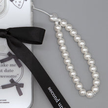 Load image into Gallery viewer, SECOND UNIQUE NAME Ballet Ribbon Clear Case Black