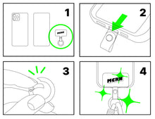 Load image into Gallery viewer, MCRN Finger Tab+Phone Shoulder Strap Long Pink Set