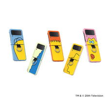 Load image into Gallery viewer, SLBS Eco Friends Lisa Simpsons Phone Case with ring for Galaxy Z Flip 4