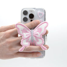 Load image into Gallery viewer, SECOND UNIQUE NAME Clear Patch Butterfly Pink