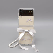 Load image into Gallery viewer, SECOND UNIQUE NAME Clear Ballet Ribbon Silver (Z FLIP)