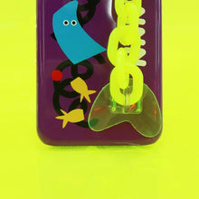 Load image into Gallery viewer, SECOND UNIQUE NAME Sun Case Neon Chain Purple