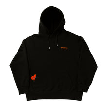 Load image into Gallery viewer, GRIMPER Shyly Heart Hoodie Black
