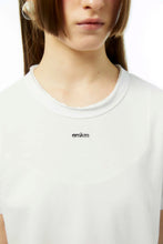 Load image into Gallery viewer, EMKM Supima Curlup Neck Embroidery Tshirts