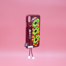 Load image into Gallery viewer, SECOND UNIQUE NAME Sun Case String Burgundy Avocado
