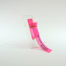 Load image into Gallery viewer, SECOND UNIQUE NAME Sun Case Pvc Clear Neon pink