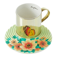 Load image into Gallery viewer, LUYCHO On Flowers Series Red&Yellow Butterfly (Short Cup 250ml)