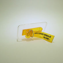 Load image into Gallery viewer, SECOND UNIQUE NAME Sun Case Pvc Clear Yellow
