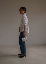 Load image into Gallery viewer, KWANI Lozenge Micro Silver Studded Bag