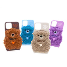 Load image into Gallery viewer, SECOND UNIQUE NAME Sun Case Patch Fleece Bear Mocha Cream