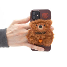 Load image into Gallery viewer, SECOND UNIQUE NAME Sun Case Patch Fleece Bear Maple Brown