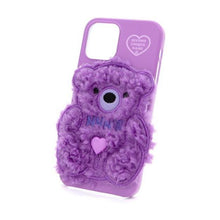 Load image into Gallery viewer, SECOND UNIQUE NAME Sun Case Patch Fleece Bear Sparkling Purple