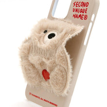 Load image into Gallery viewer, SECOND UNIQUE NAME Sun Case Patch Fur Bear Milky Ivory