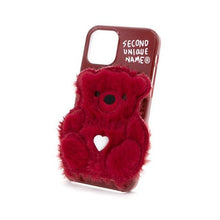 Load image into Gallery viewer, SECOND UNIQUE NAME Sun Case Patch Fur Bear Redvelvet