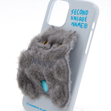 Load image into Gallery viewer, SECOND UNIQUE NAME Sun Case Patch Fur Cat Light Gray