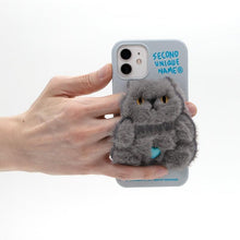 Load image into Gallery viewer, SECOND UNIQUE NAME Sun Case Patch Fur Cat Light Gray