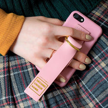 Load image into Gallery viewer, SECOND UNIQUE NAME Sun Case Leather Indian Pink