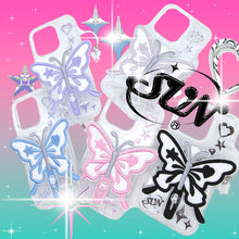 Load image into Gallery viewer, SECOND UNIQUE NAME Clear Patch Butterfly Purple