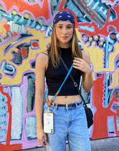 Load image into Gallery viewer, MCRN Finger Tab+Phone Shoulder Strap Long Sky Blue Set