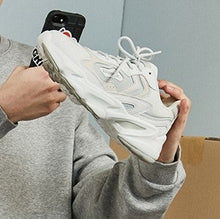 Load image into Gallery viewer, GRIMPER Dobby Sneakers White Grey