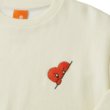 Load image into Gallery viewer, GRIMPER Shyly Heart Sweater Creamy White