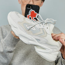 Load image into Gallery viewer, GRIMPER Dobby Sneakers White Grey