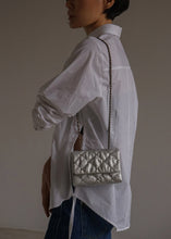 Load image into Gallery viewer, KWANI Lozenge Micro Silver Studded Bag