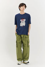 Load image into Gallery viewer, BEYOND CLOSET Rockstar Print T-Shirt Navy