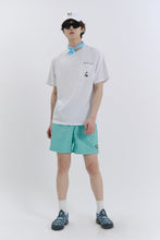 Load image into Gallery viewer, BEYOND CLOSET New Parisian Logo Seersucker Nylon Pants Emerald