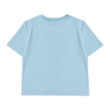 Load image into Gallery viewer, BEYOND CLOSET Women's Edition Nomantic Sports Velvet T-Shirt Sky Blue