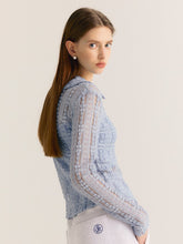 Load image into Gallery viewer, CITYBREEZE Lace Cardigan Blue (IZ*ONE MINJU’s Pick)