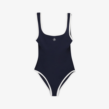 Load image into Gallery viewer, CITYBREEZE Symbol Logo String Swimsuit Navy