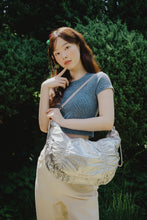 Load image into Gallery viewer, MYSHELL Kisses Hobo Bag Silver