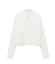 Load image into Gallery viewer, EMKM See-through Square Jacquard Shirts