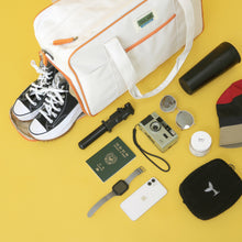 Load image into Gallery viewer, D.LAB Boston Multi Cross Duffle Bag Ivory