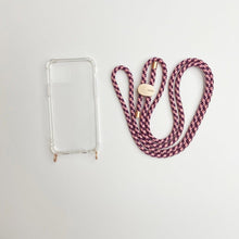 Load image into Gallery viewer, ARNO iPhone Case with Rope Strap Rose Purple