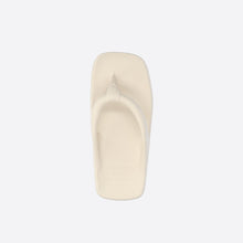 Load image into Gallery viewer, MULEBOY Square Z Flip Flop Cream
