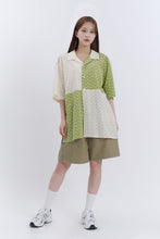 Load image into Gallery viewer, BEYOND CLOSET Collection Line Archive Pattern Cutting Open Collar Shirt Lime