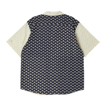 Load image into Gallery viewer, BEYOND CLOSET Collection Line Archive Pattern Cutting Open Collar Shirt Navy
