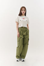 Load image into Gallery viewer, BEYOND CLOSET Women's Edition New Boy Pattern Crop T-Shirt White