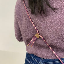 Load image into Gallery viewer, ARNO iPhone Case with Rope Strap Rose Purple