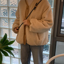 Load image into Gallery viewer, ARNO iPhone Case with Rope Strap Pink Dot Navy