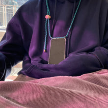 Load image into Gallery viewer, ARNO iPhone Case with Rope Strap London Green