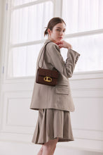 Load image into Gallery viewer, LOEKA Objet S Shoulder Bag Dark Brown