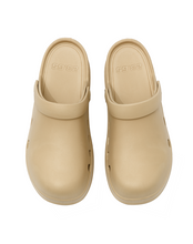 Load image into Gallery viewer, 23.65 Bisbee Rubber Mules Camel Butter
