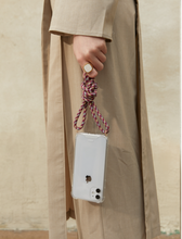 Load image into Gallery viewer, ARNO iPhone Case with Rope Strap Burgundy Mix