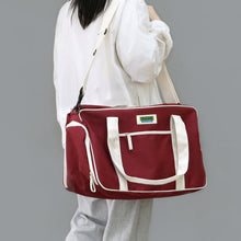 Load image into Gallery viewer, D.LAB Boston Multi Cross Duffle Bag Burgundy