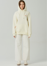 Load image into Gallery viewer, GRIMPER Shyly Heart Hoodie Creamy White